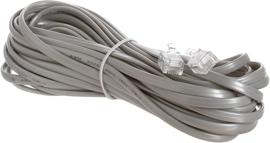RJ11 25FT 6P4C TELEPHONE CABLE