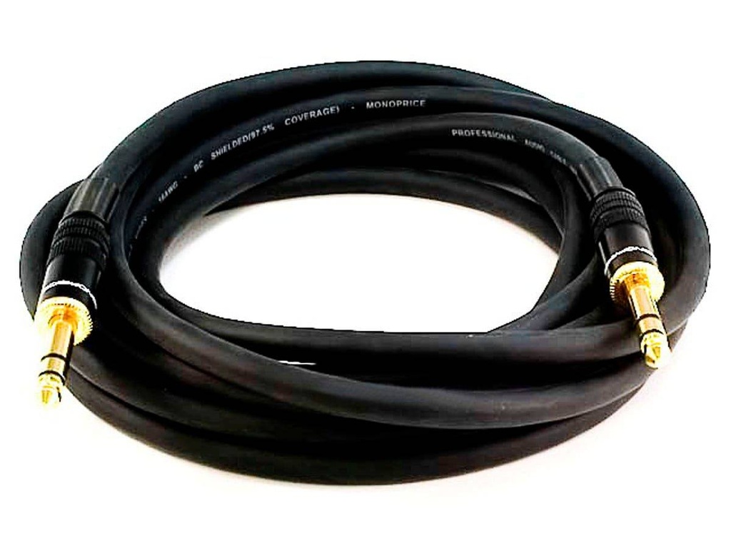1/4" TRS (STEREO) 15FT M / M CABLE