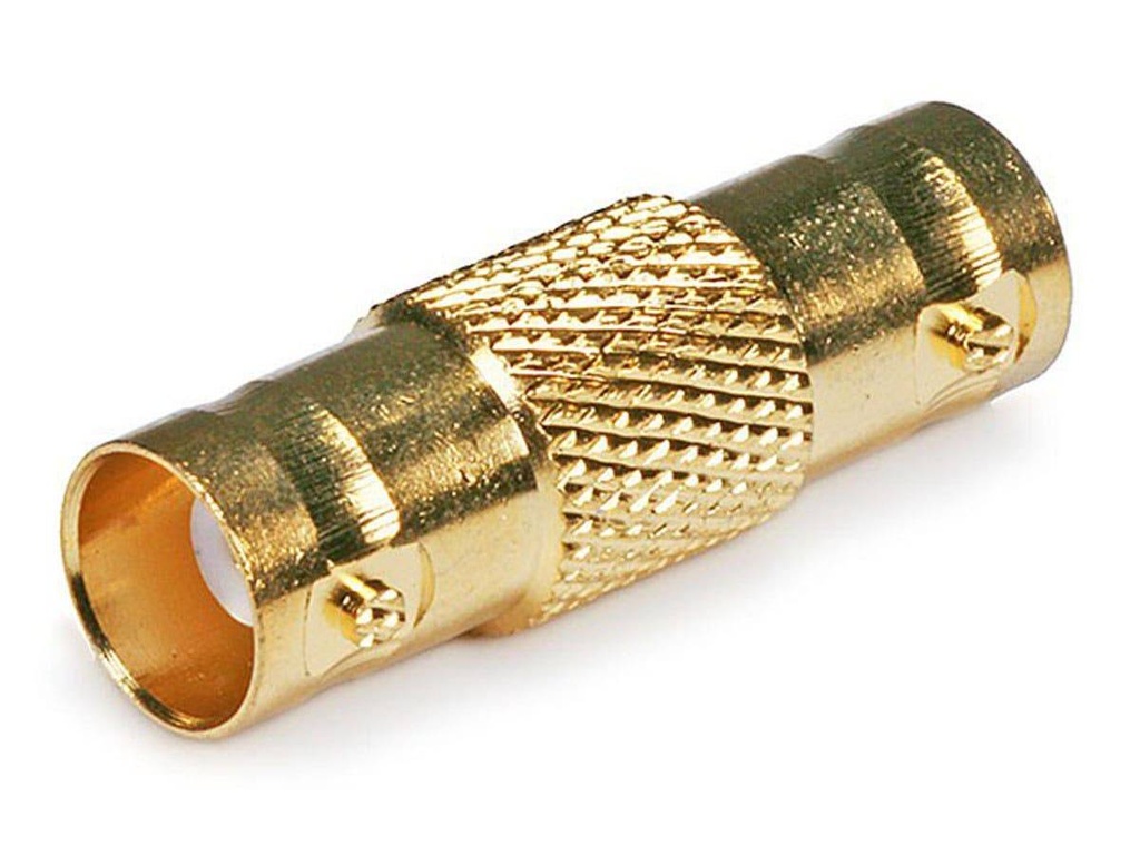 BNC F / F COUPLER ADAPTER GOLD PLATED