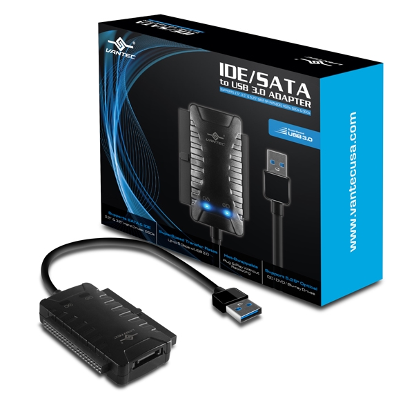 VANTEC USB 3.0 TO SATA AND IDE ADAPTER FOR 2.5"/3.5" HDD