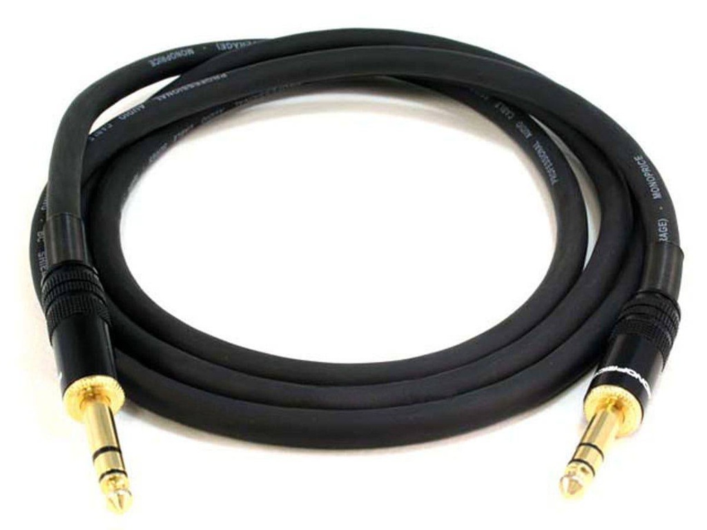 1/4" TRS (STEREO) 6FT M / M CABLE