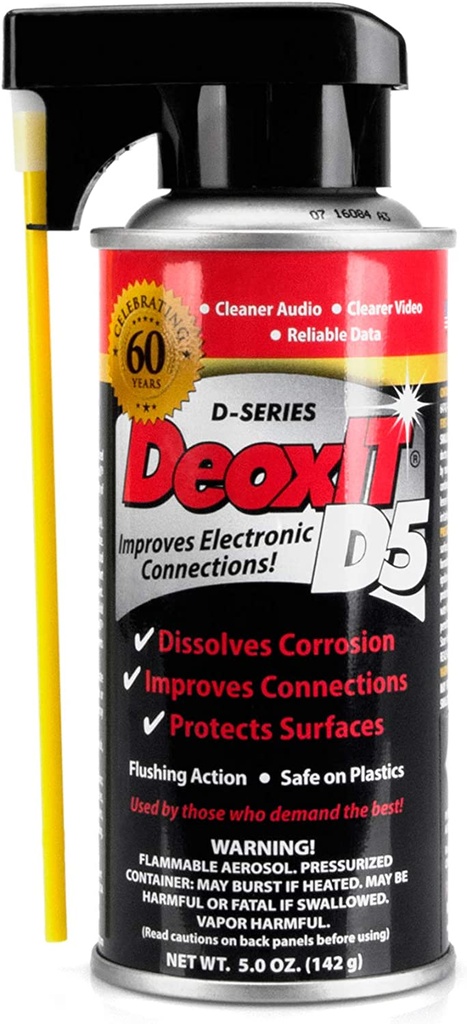 HOSA DEOXIT D5 CONTACT CLEANER 5OZ