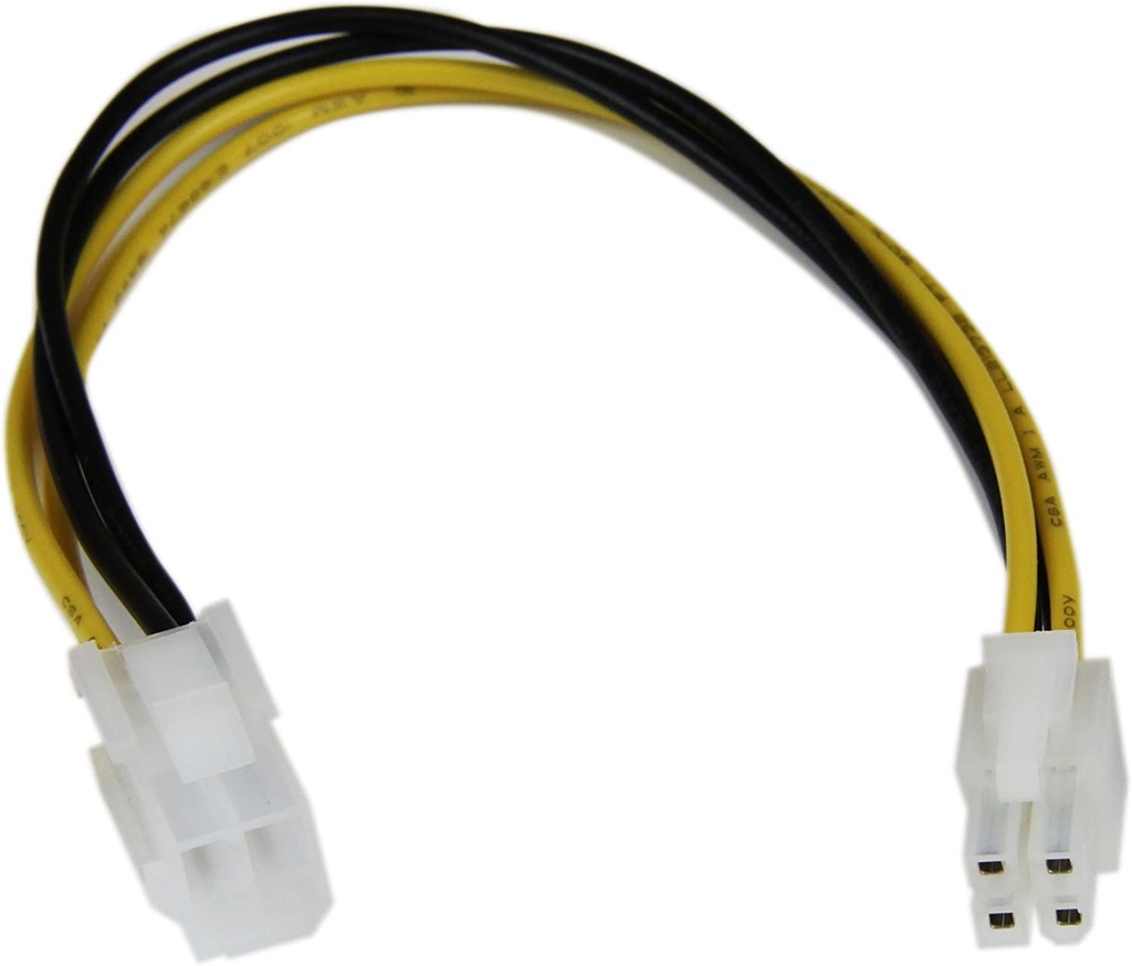 ATX P4 4-PIN 8" M / F EXTENSION CABLE