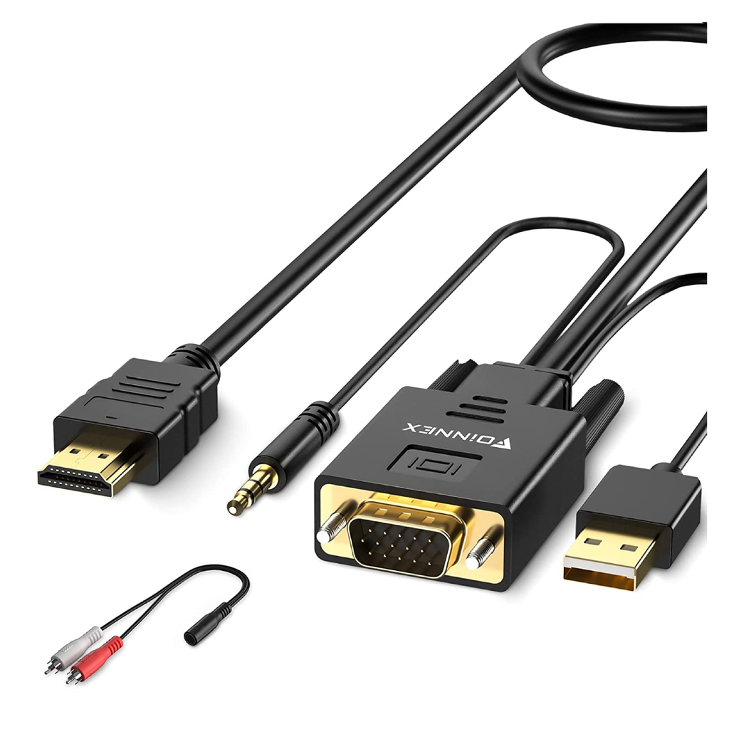 VGA-HDMI ANALOG TO DIGITAL CONVERTER ADAPTER W/AUDIO