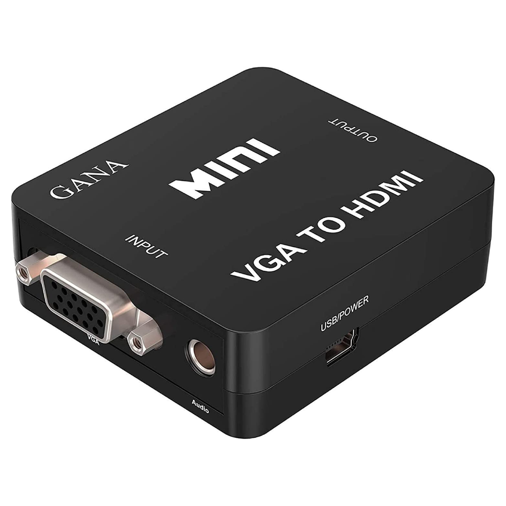 VGA-HDMI ANALOG TO DIGITAL CONVERTER BOX W/AUDIO