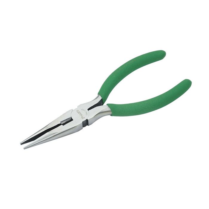 6" NEEDLE-NOSED PLIERS - SERRATED