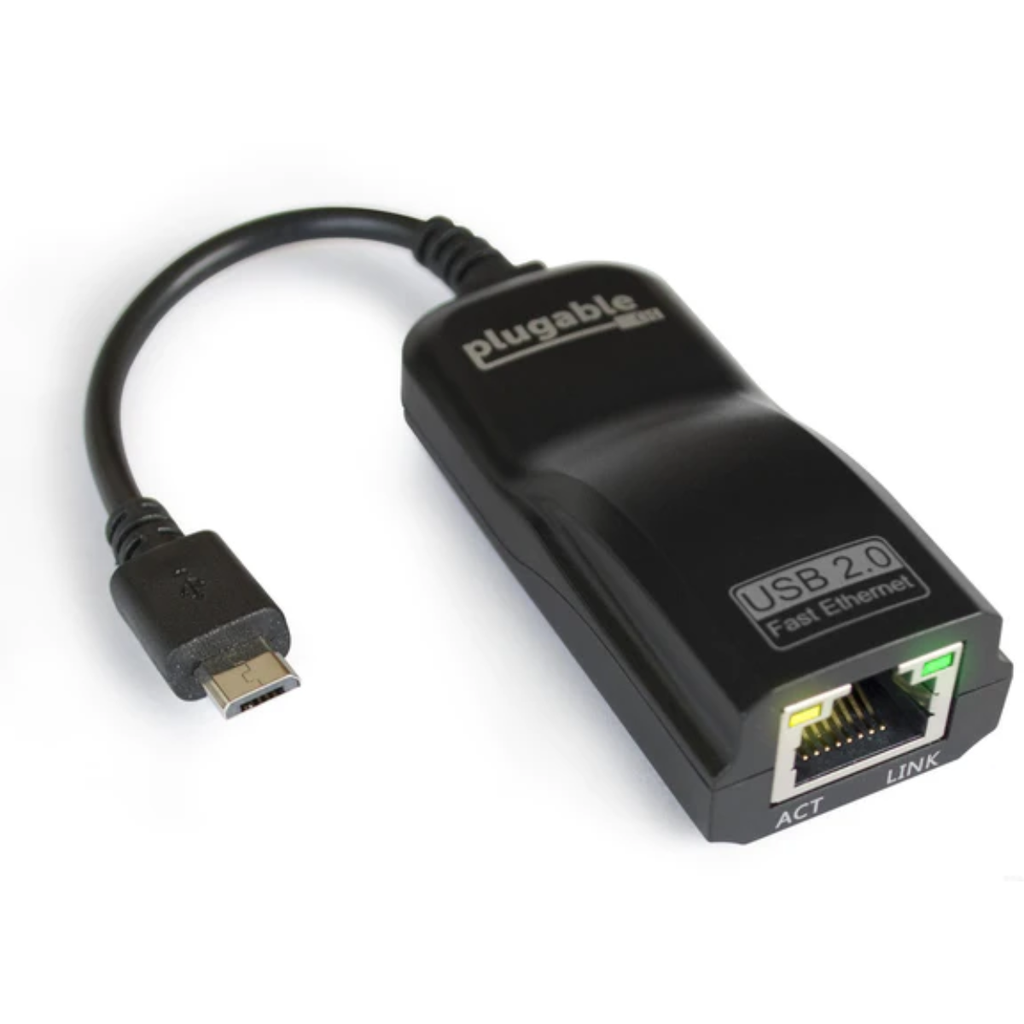 MICRO USB TO 10/100 ETHERNET ADAPTER