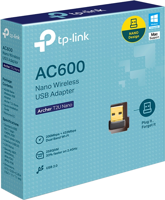 TP-LINK NANO AC600 DUAL-BAND USB WIFI ADAPTER