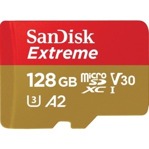 SANDISK 128GB CLASS 10/UHS-III EXTREME MICROSD
