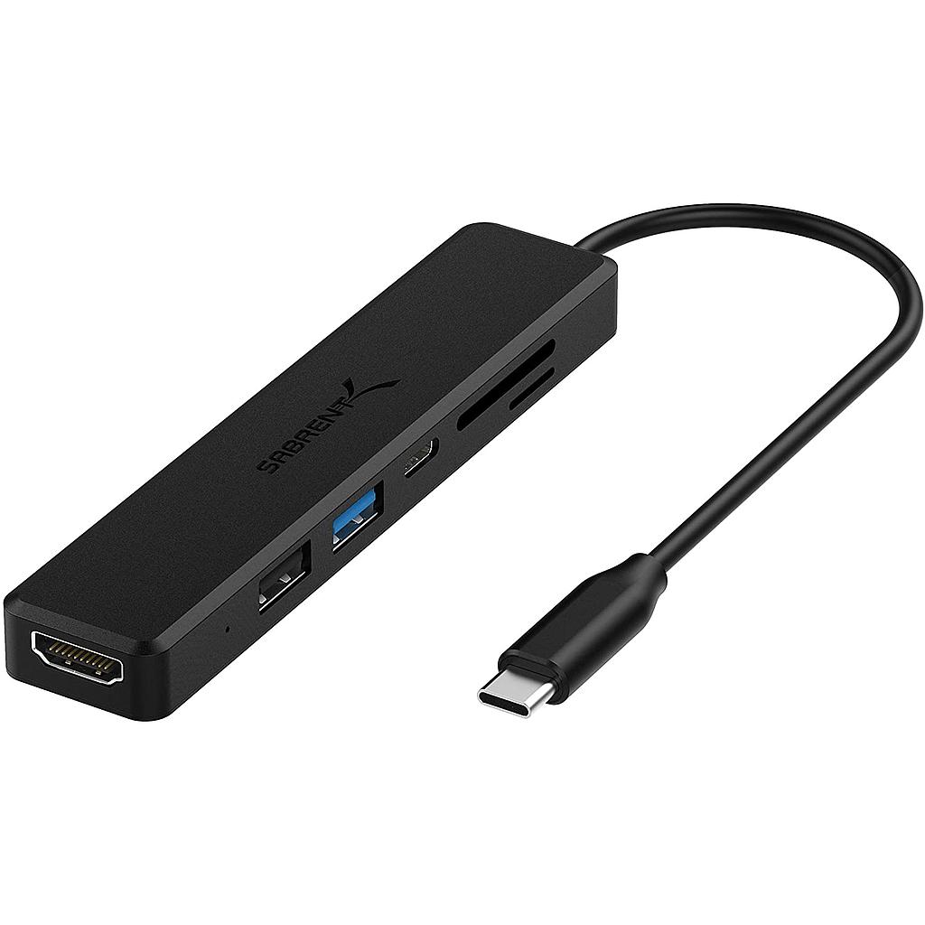 SABRENT USB TYPE-C MULTIPORT HUB - HDMI & POWER PASS