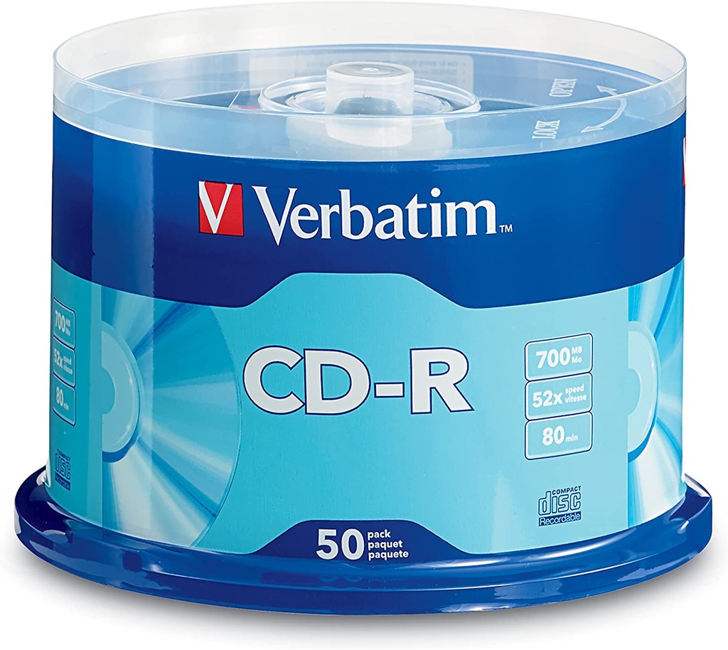 VERBATIM CD-R 700MB 52X 50 PACK