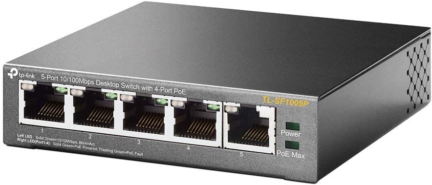 TP LINK TL-SF1005P 5 PORT POE SWITCH