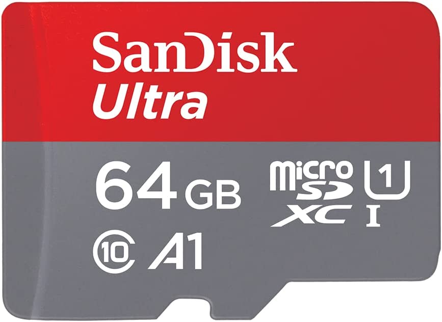 SANDISK 64GB CLASS 10/UHS-I ULTRA MICROSD