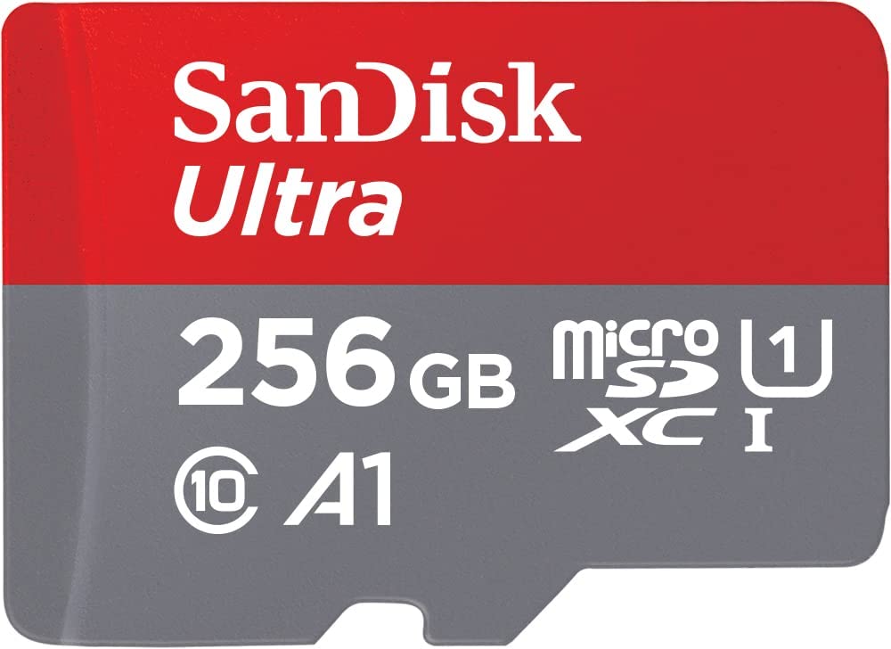 SANDISK 256GB CLASS 10/UHS-I ULTRA MICROSD
