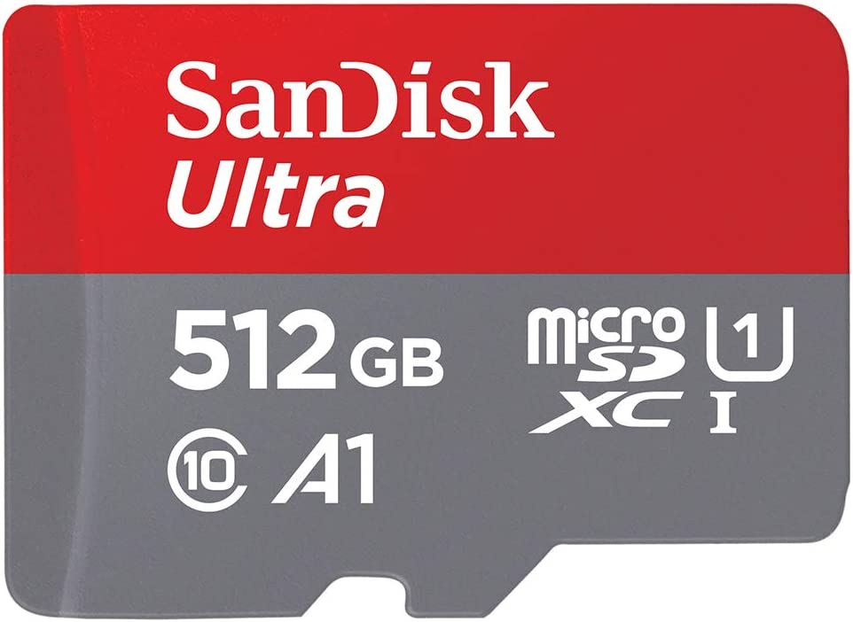 SANDISK 512GB CLASS 10/UHS-I ULTRA MICROSD