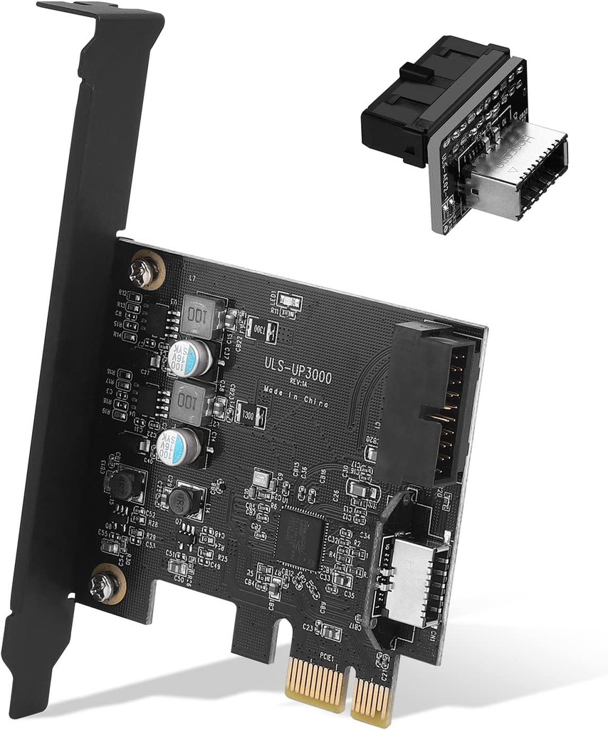 USB 3.2 & USB 3.0 FRONT PANEL HEADER PCIE EXPANSION CARD