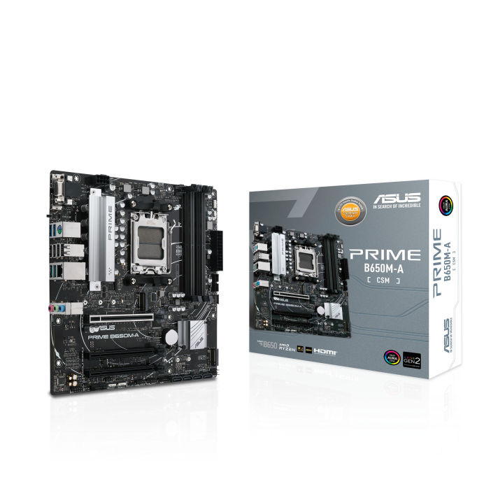ASUS PRIME B650M-A-CSM AM5 MATX MOTHERBOARD DDR5