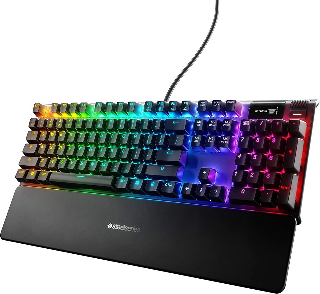 STEELSERIES APEX 7 MECHANICAL KEYBOARD TACTILE SWITCHES W/ WRIST REST