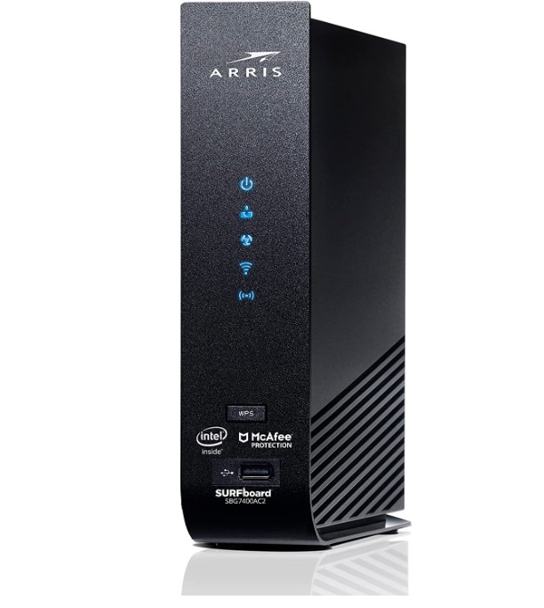 ARRIS SURFBOARD SBG7400 DOCSIS 3.0 WIFI CABLE MODEM 500 MBPS