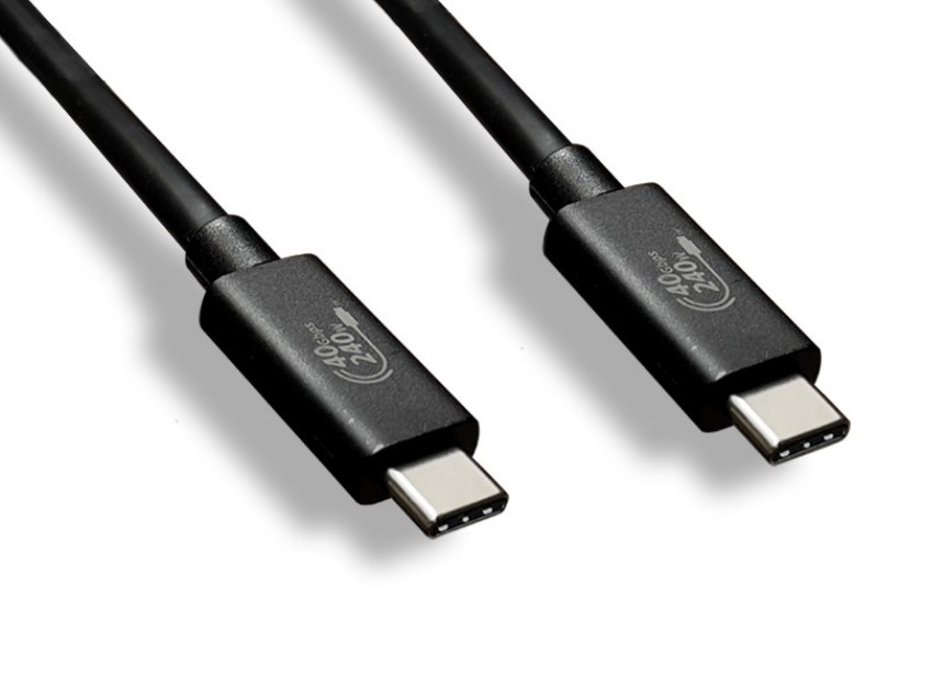 USB4 240W 3FT TYPE-C MALE / C MALE CABLE