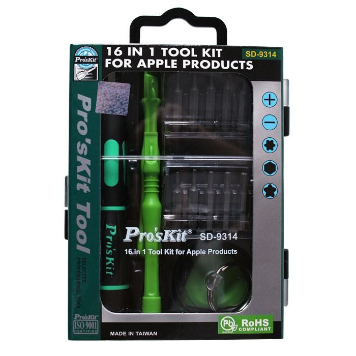 17 PIECE TOOL KIT FOR APPLE PRODUCTS