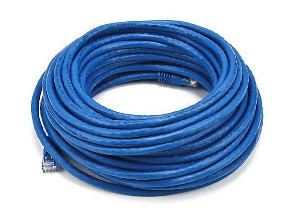 CAT6A 50FT STP ETHERNET CABLE BLUE