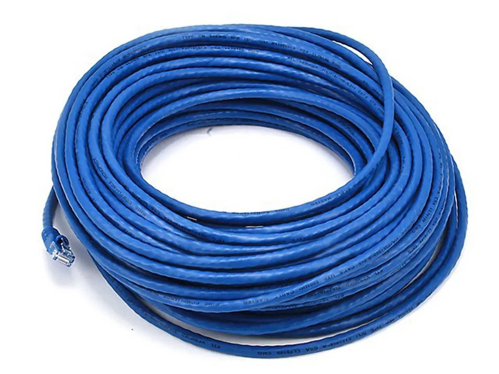 CAT6 100FT UTP ETHERNET CABLE BLUE