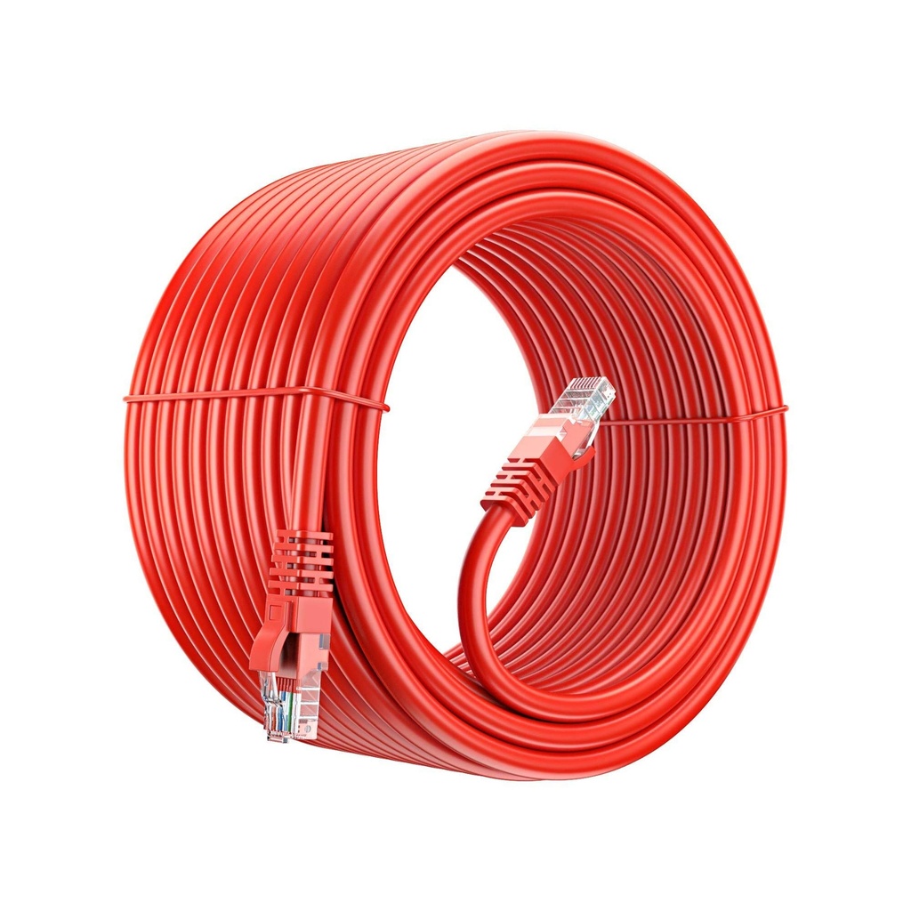 CAT6 200FT UTP ETHERNET CABLE RED
