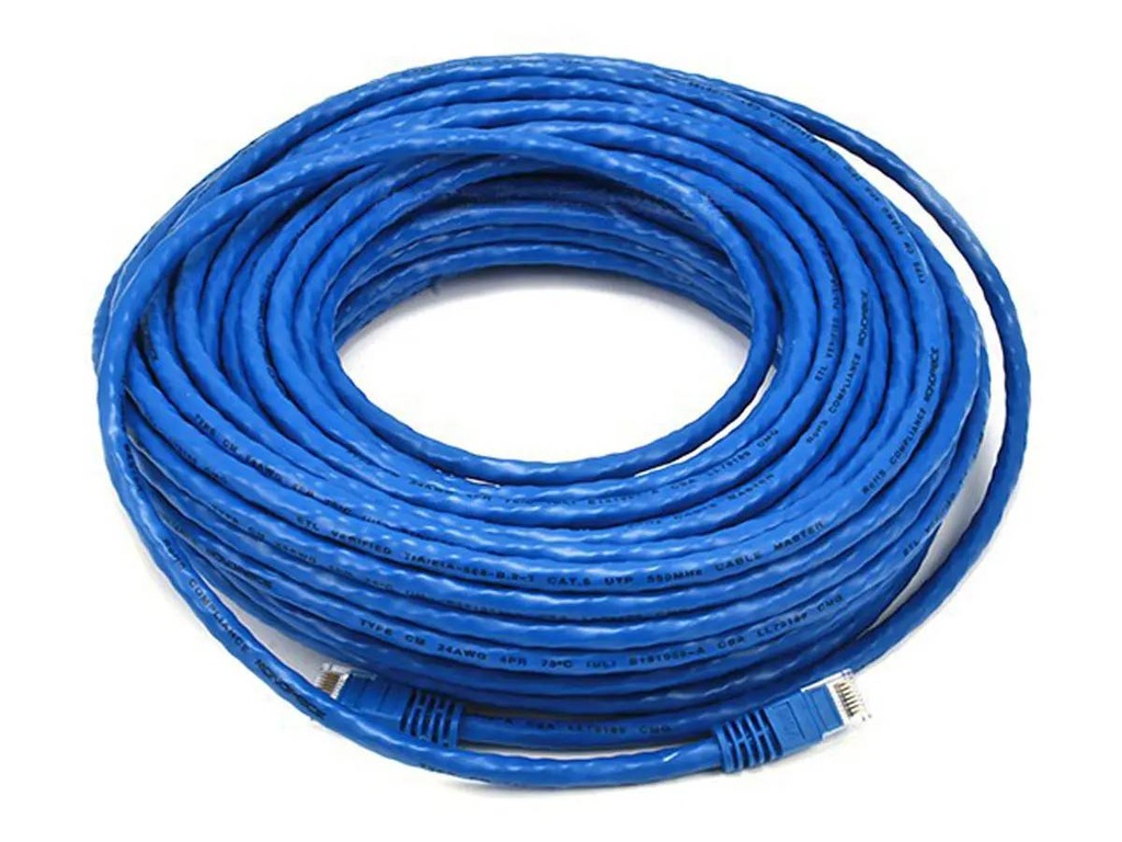 CAT6 75FT UTP ETHERNET CABLE BLUE