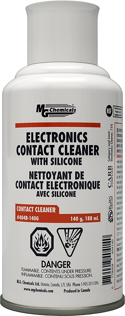 MG CHEMICALS CONTACT CLEANER WITH SILICONE 140G (5OZ)
