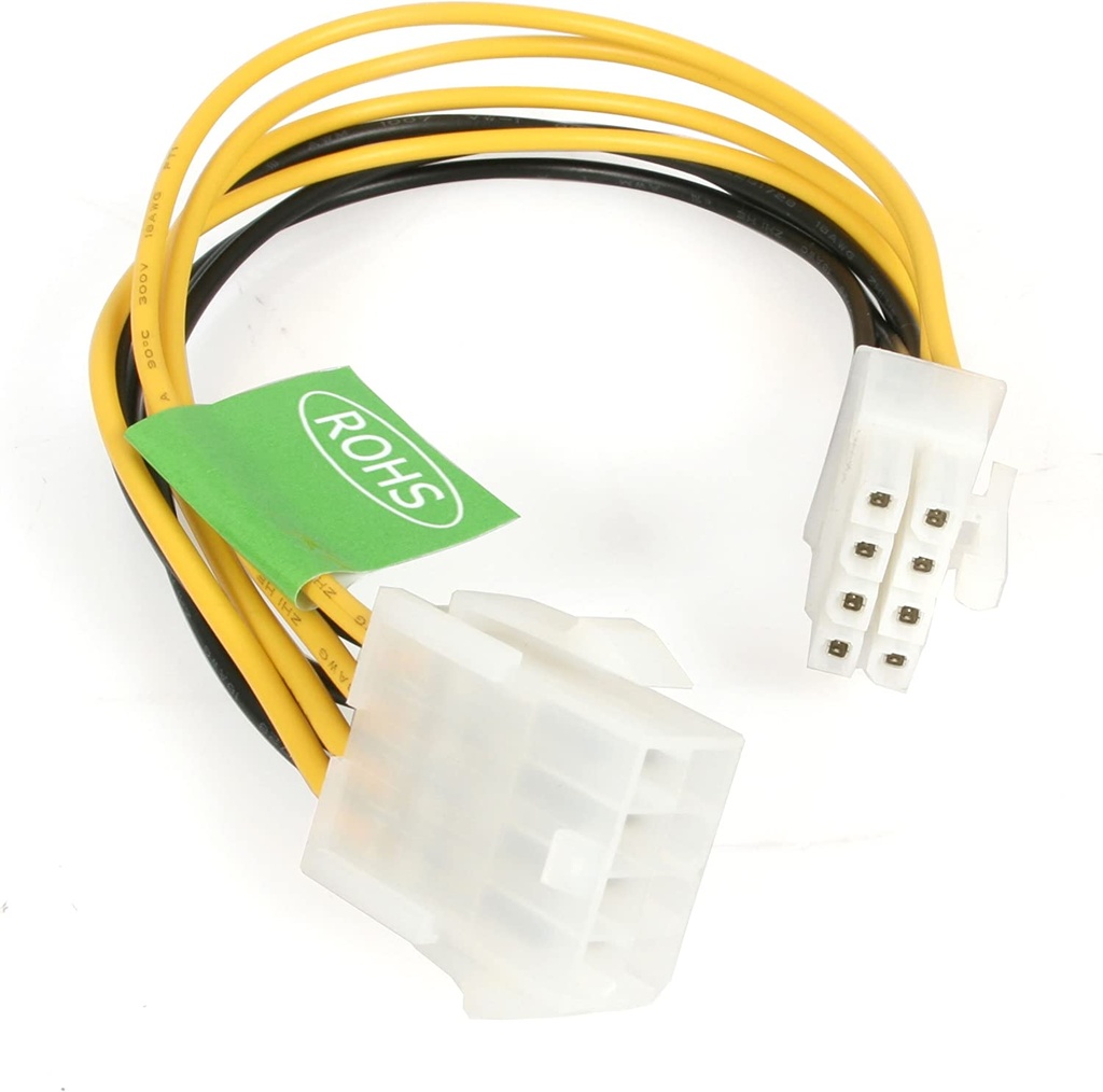 ATX EPS 8-PIN 8" M / F EXTENSION CABLE