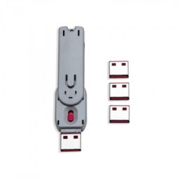 [SY-ACC20165] SYBA USB PORT BLOCKER WITH 1 KEY AND 4 LOCKS