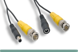 [BNCPWR-50FT] BNC M / M + DC POWER M / F 50FT SECURITY CAMERA CABLE