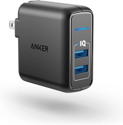 [AK-A2023121] ANKER 2.4 AMP DUAL USB WALL CHARGER