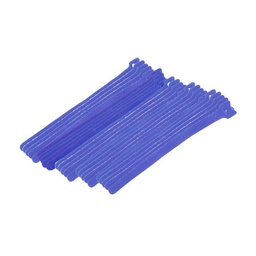 [900-098-BU] HOOK&LOOP CABLES TIES-8" BLUE(25PACK)
