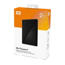 [WDBYVG0020BBK-WESN] 2TB WD MY PASSPORT USB 3.0 EXTERNAL HDD
