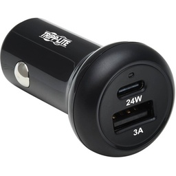 [U280-C02-24W-1B] TRIPP LITE  24W QC 3.0 DUAL USB CAR CHARGER