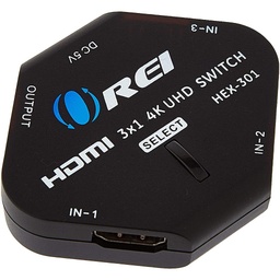[HEX-301] OREI 3 PORT 4K HDMI SWITCH
