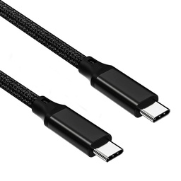 [USBC-M/M-6FT] USB 3.2 GEN 2 100W 6FT TYPE-C MALE / C MALE  CABLE