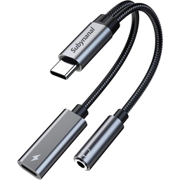 [USBC-3.5MM-POWER] USB C TO 3.5MM W/POWER