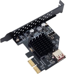 [UC-136-XY] USB 3.1 TYPE E & USB 2.0 FRONT PANEL PCI-E EXPANSION CARD